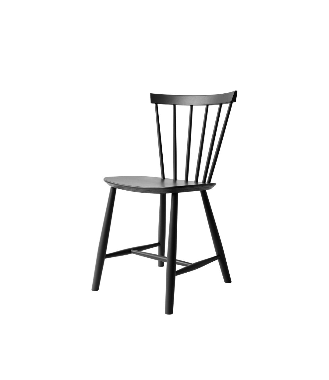 J46 - Chair - 2 pcs - Beech - Jet Black
