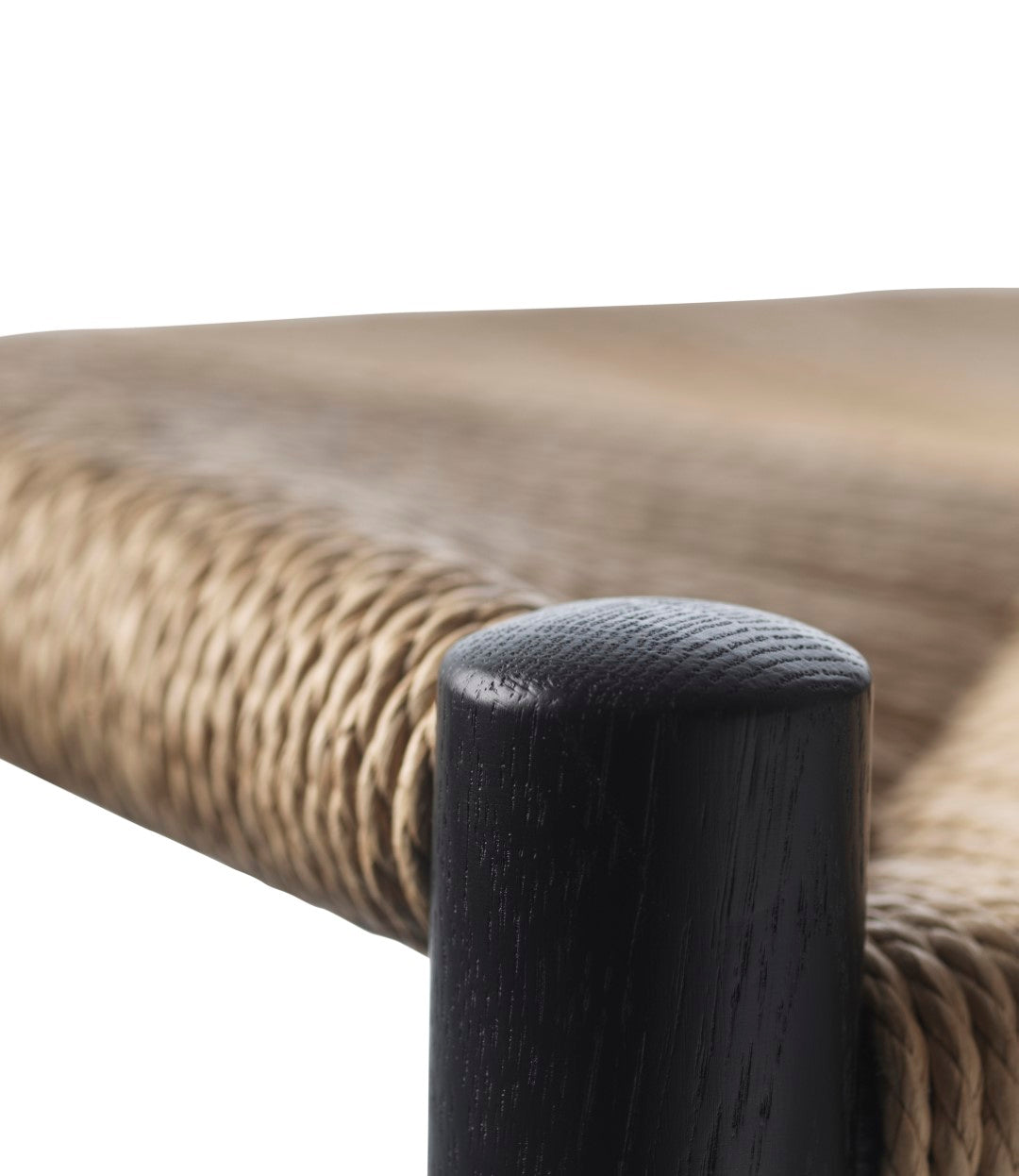 J164B - Bar stool squared - Oak - Jet Black