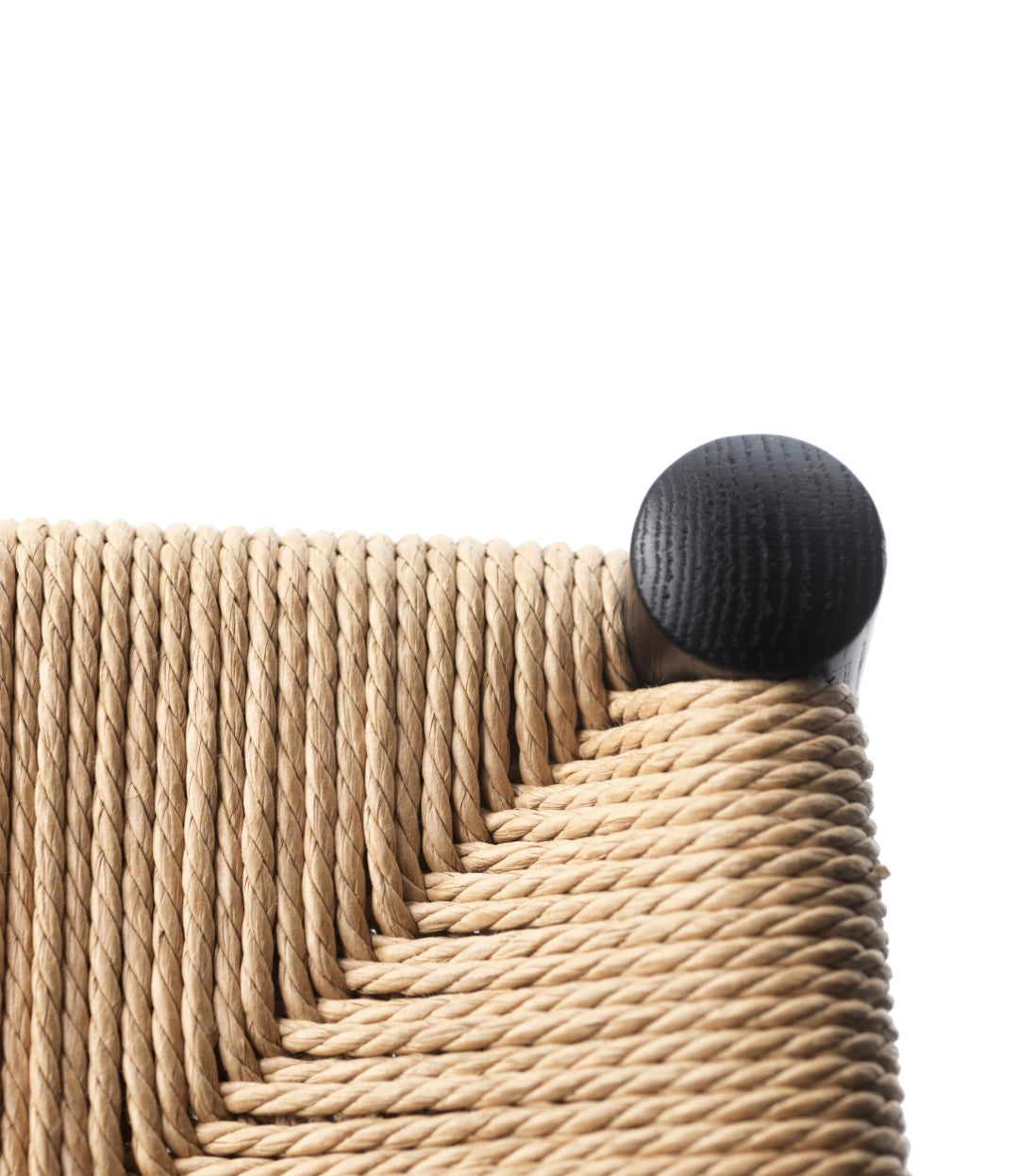 J164B - Bar stool squared - Oak - Jet Black