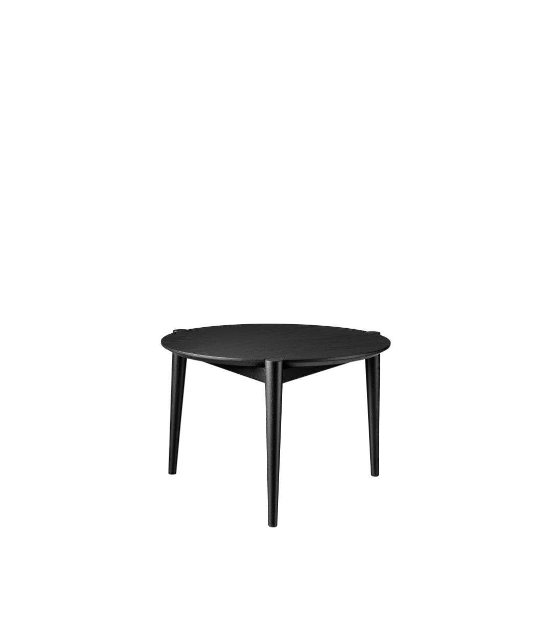 D102 Søs - Sofabord - Eg - Jet Black - Ø55