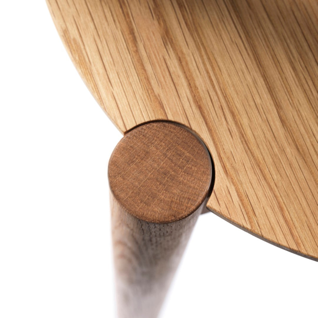 D102 Søs - Coffee table - Oak - Oiled - Ø85