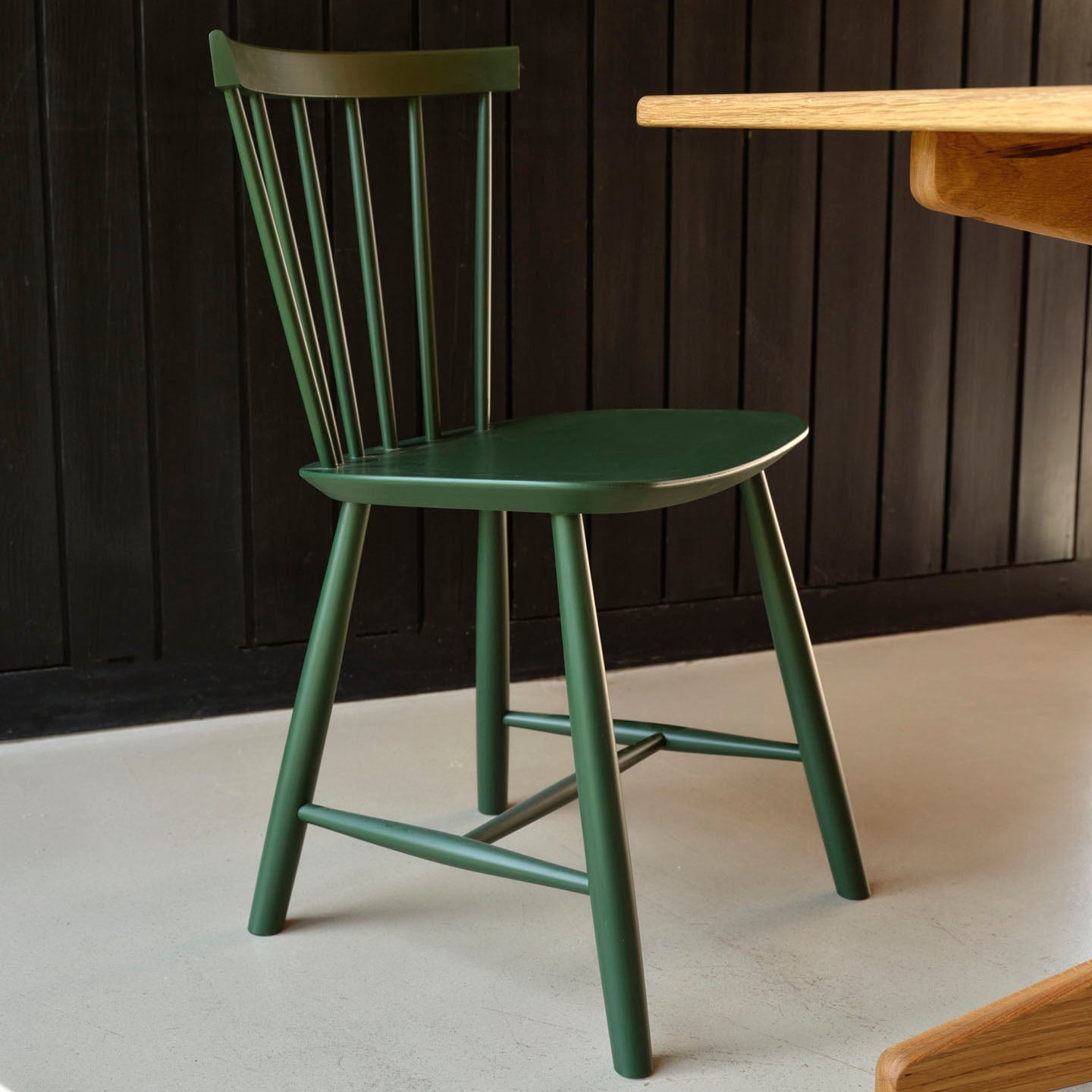 J46 - Stol - 2 stk - Bøg - Bottle Green