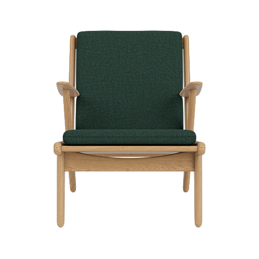 J53 - Armchair - Oak - Green