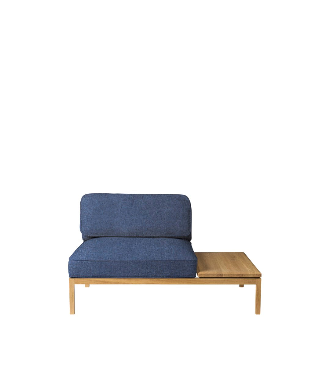 L37 7-9-13 Sofa Højre bordmodul 130 cm i Dark Blue af Thomas E. Alken