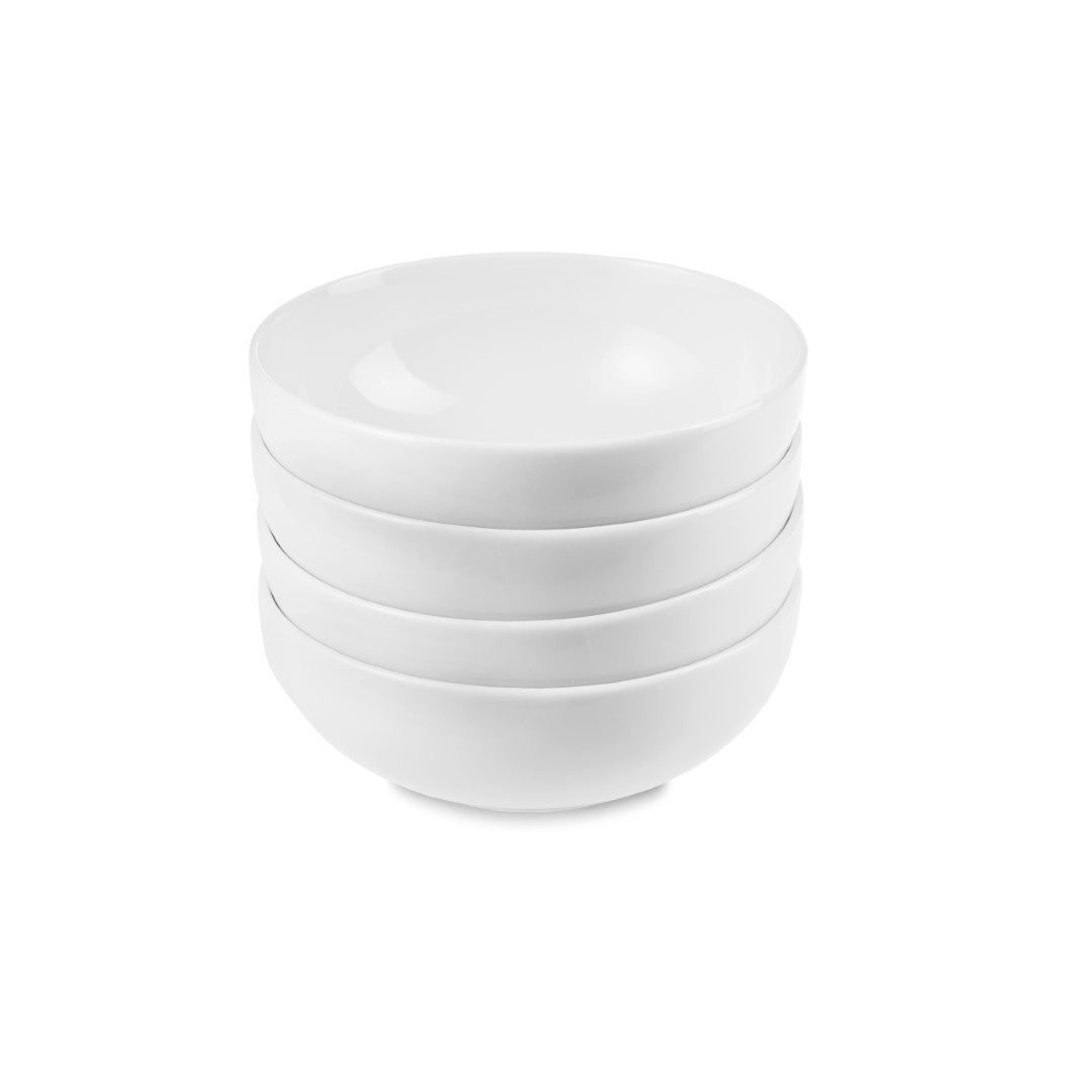 V46 Hvidpot Skål i hvidt porcelæn Ø14 cm – 4 stk. af FDB Møbler