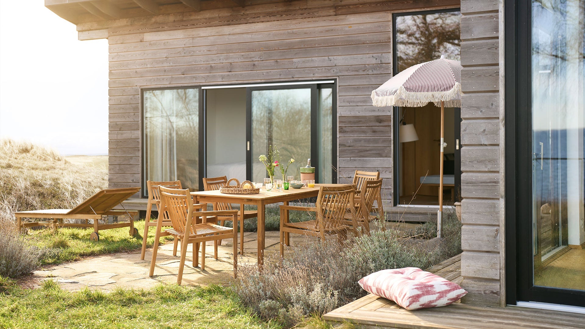 Indretning af terrasse