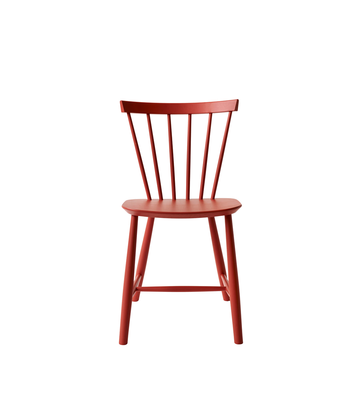 J46 - Chair - 2 pcs - Beech - Coral Red