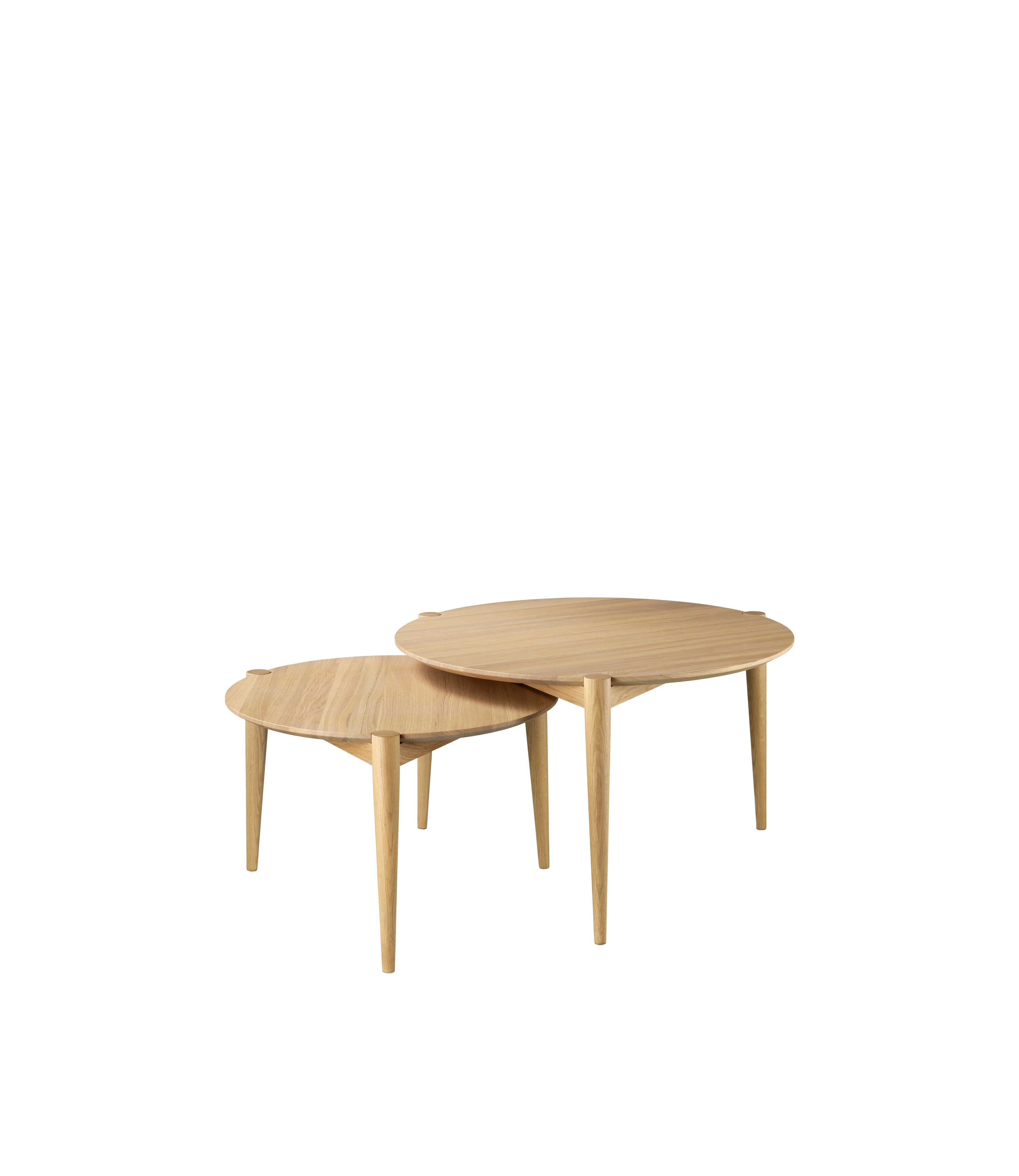 D102 Søs - Coffee table - Oak - Oiled - Ø70