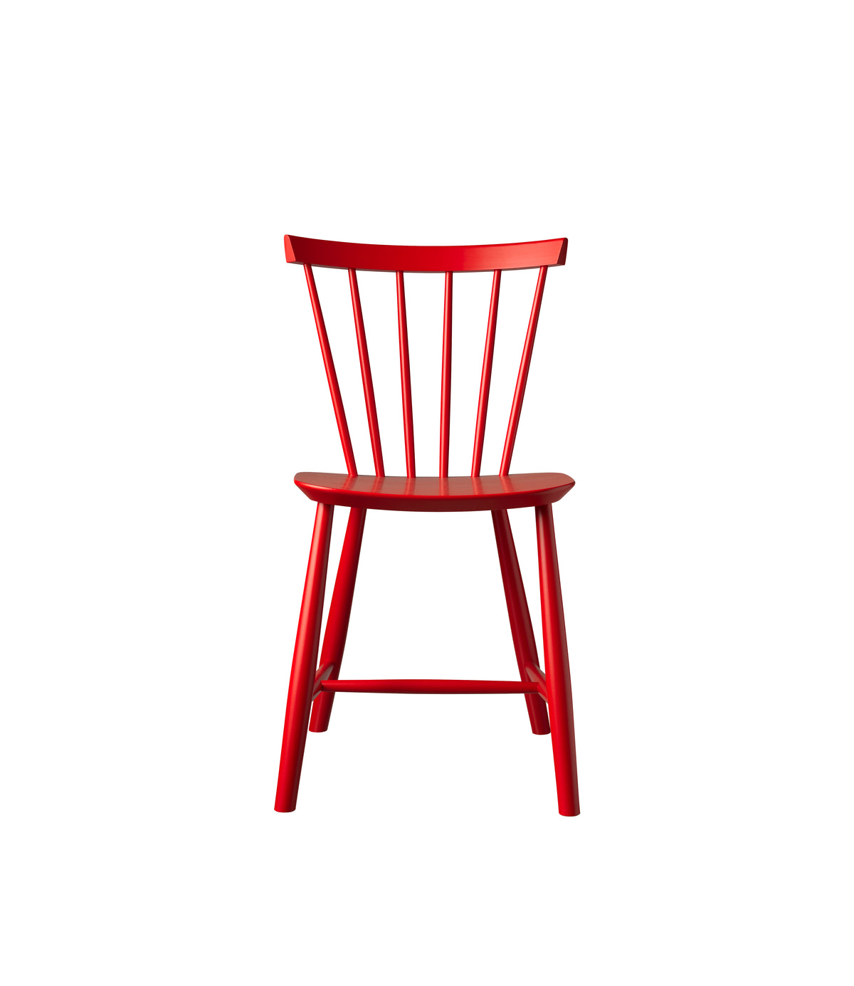 J46 - Chair - 2 pcs - Beech - Mailbox Red