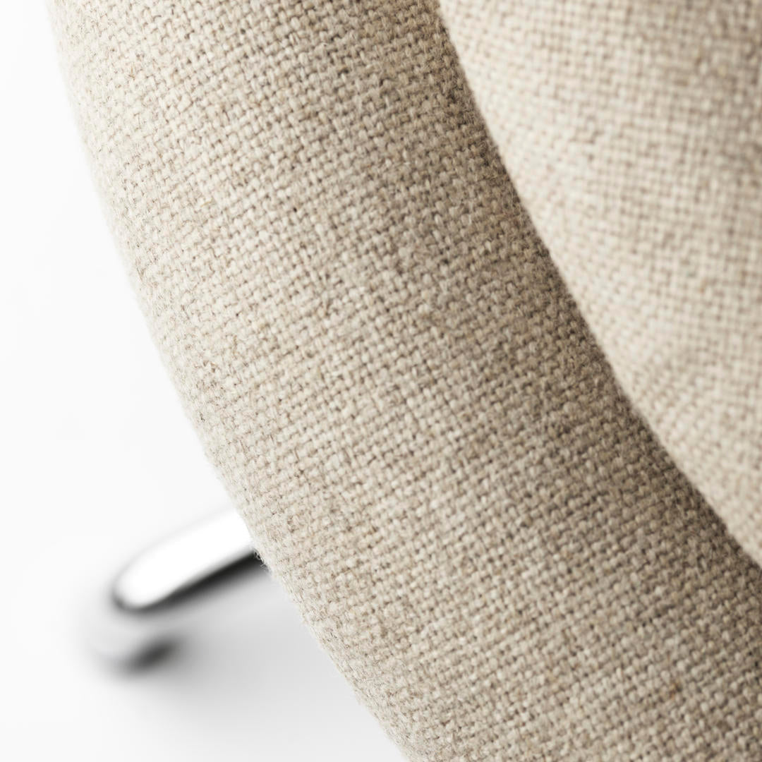 L40 Bellamie - Loungestol - Stål - Beige