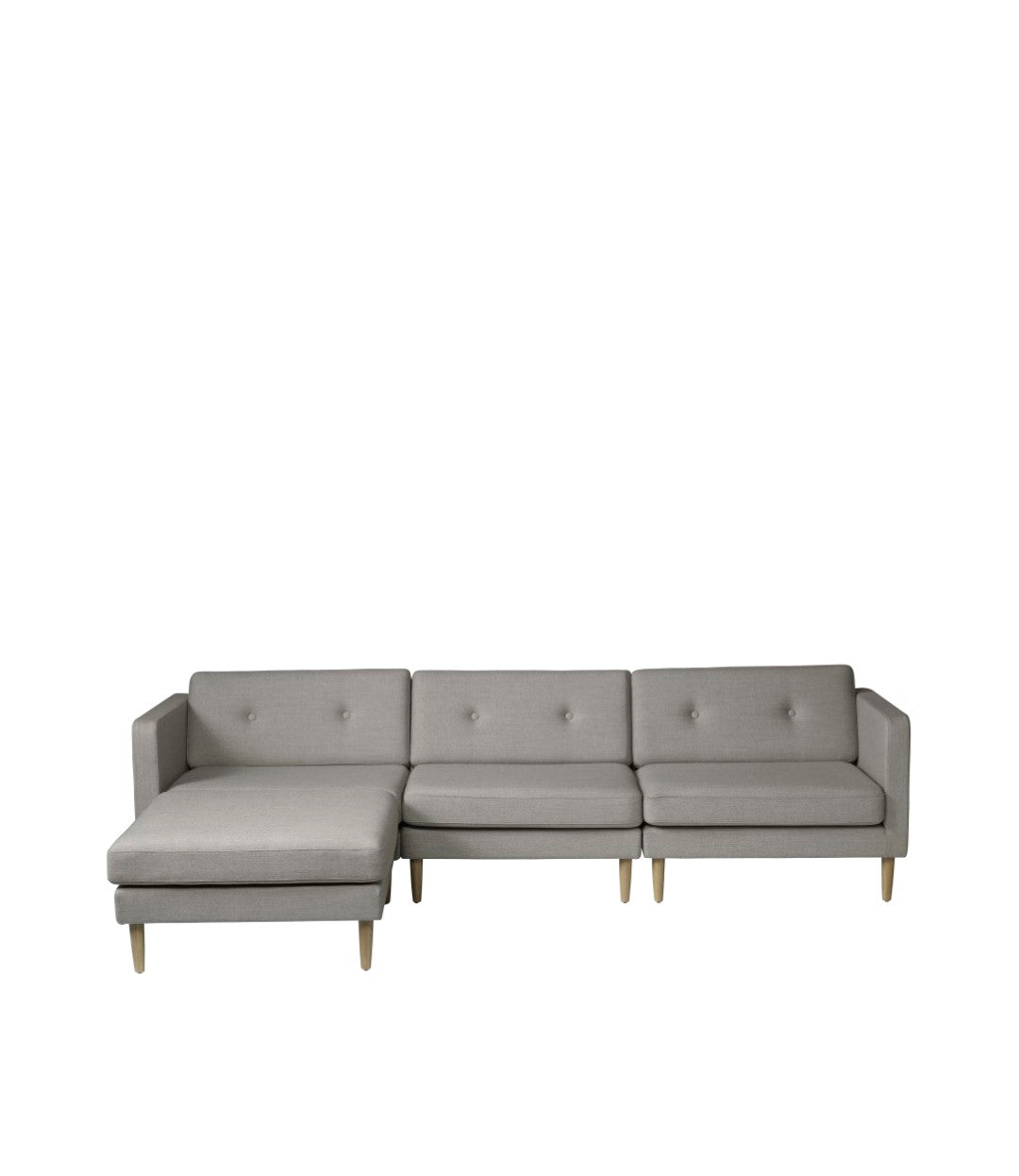 L42 Firhøj - Left module 90 - Oak - Grey Beige