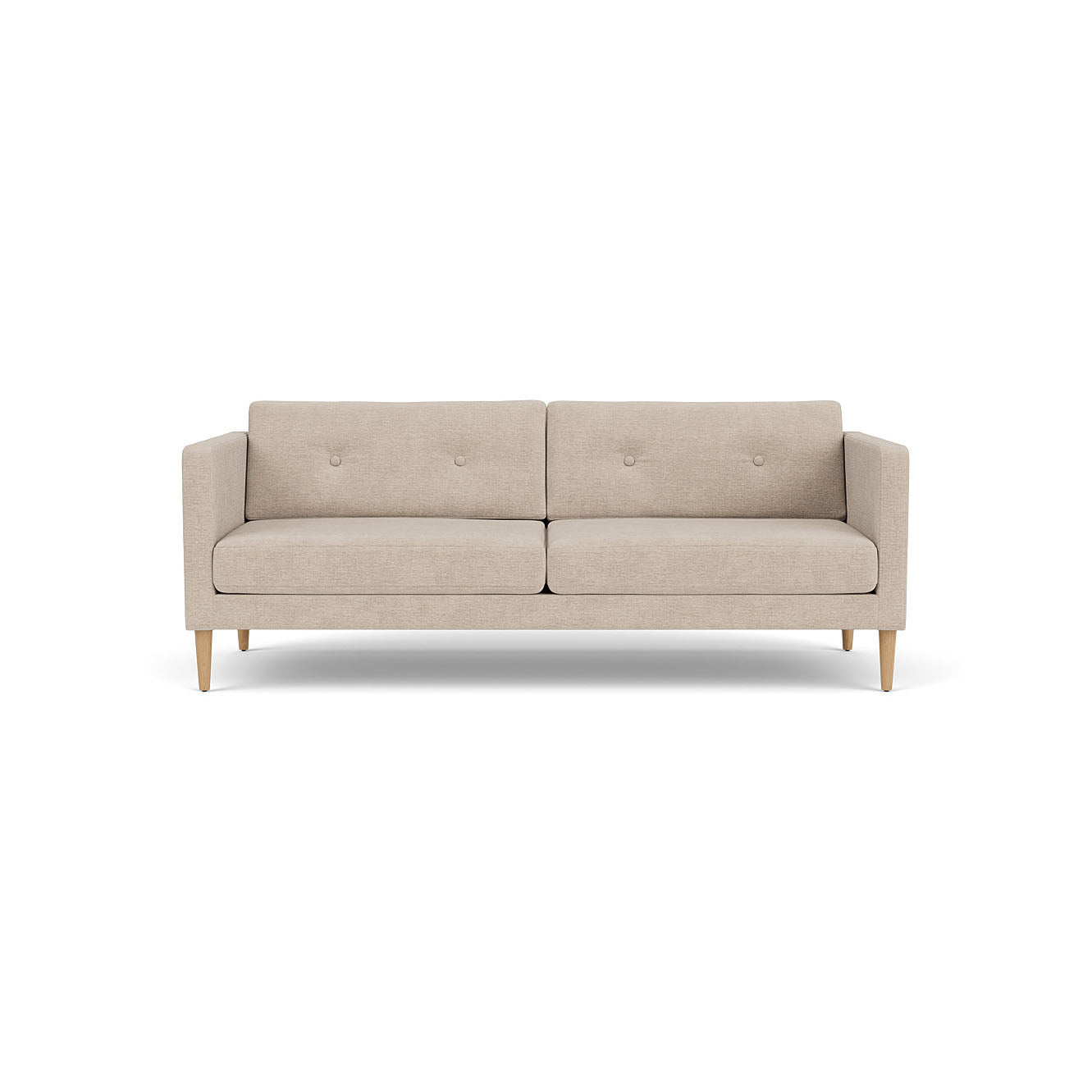L42 Firhøj - 2,5 seater sofa - Oak - Beige (213)