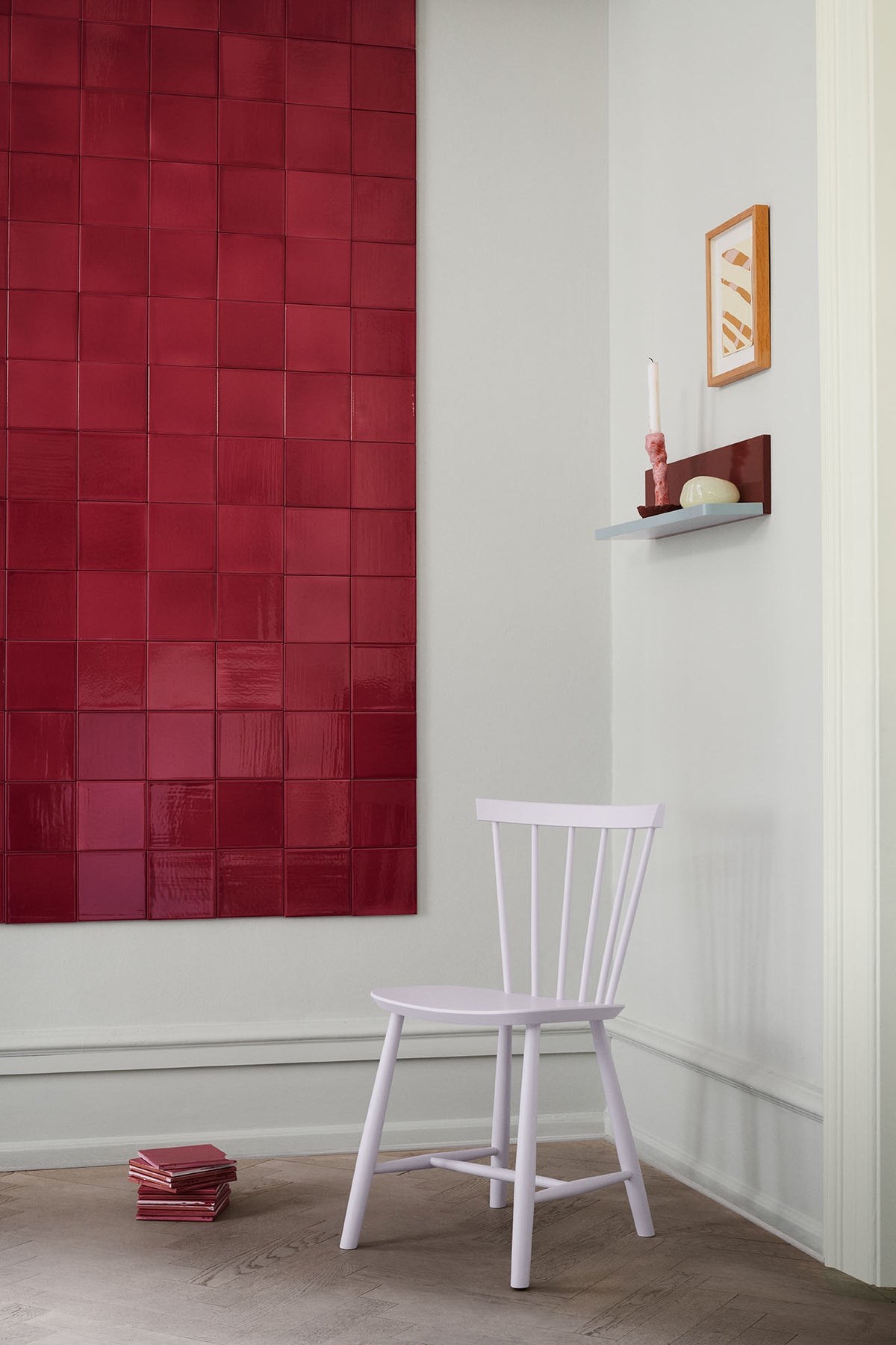 J46 - Chair - Beech - Violet Hair - Lifestyle 2
