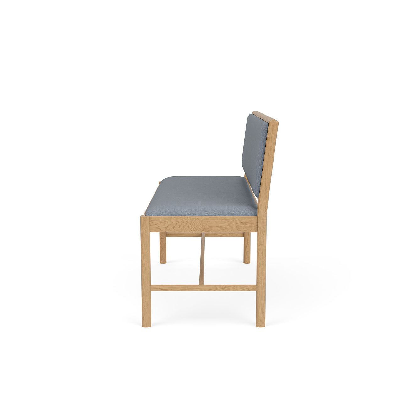 J176 Sønderborg - Bænk - Eg - Ploegwool - Blue