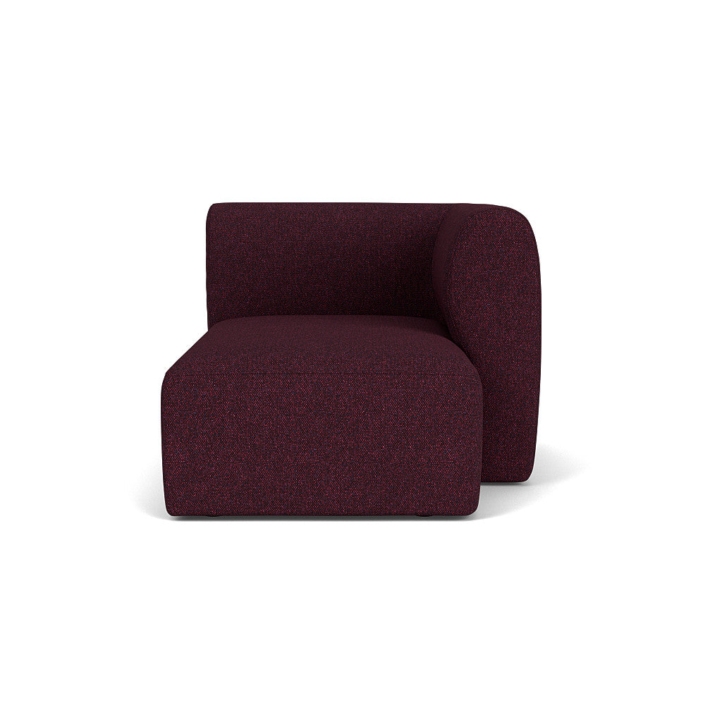 L47 Korinth - Højre chaiselong - MLF - Aubergine