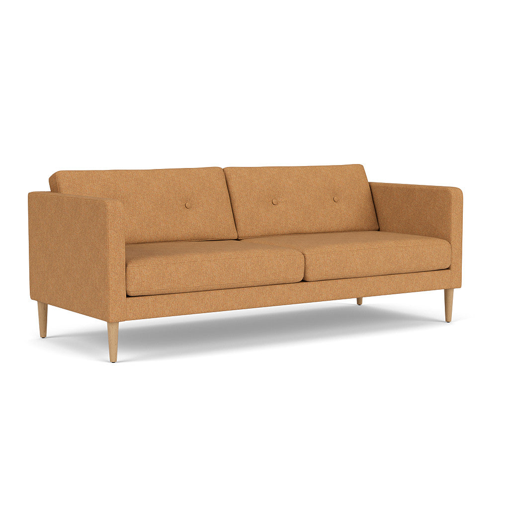 L42 Firhøj - 2,5 pers. sofa - Eg - Orange-Melange