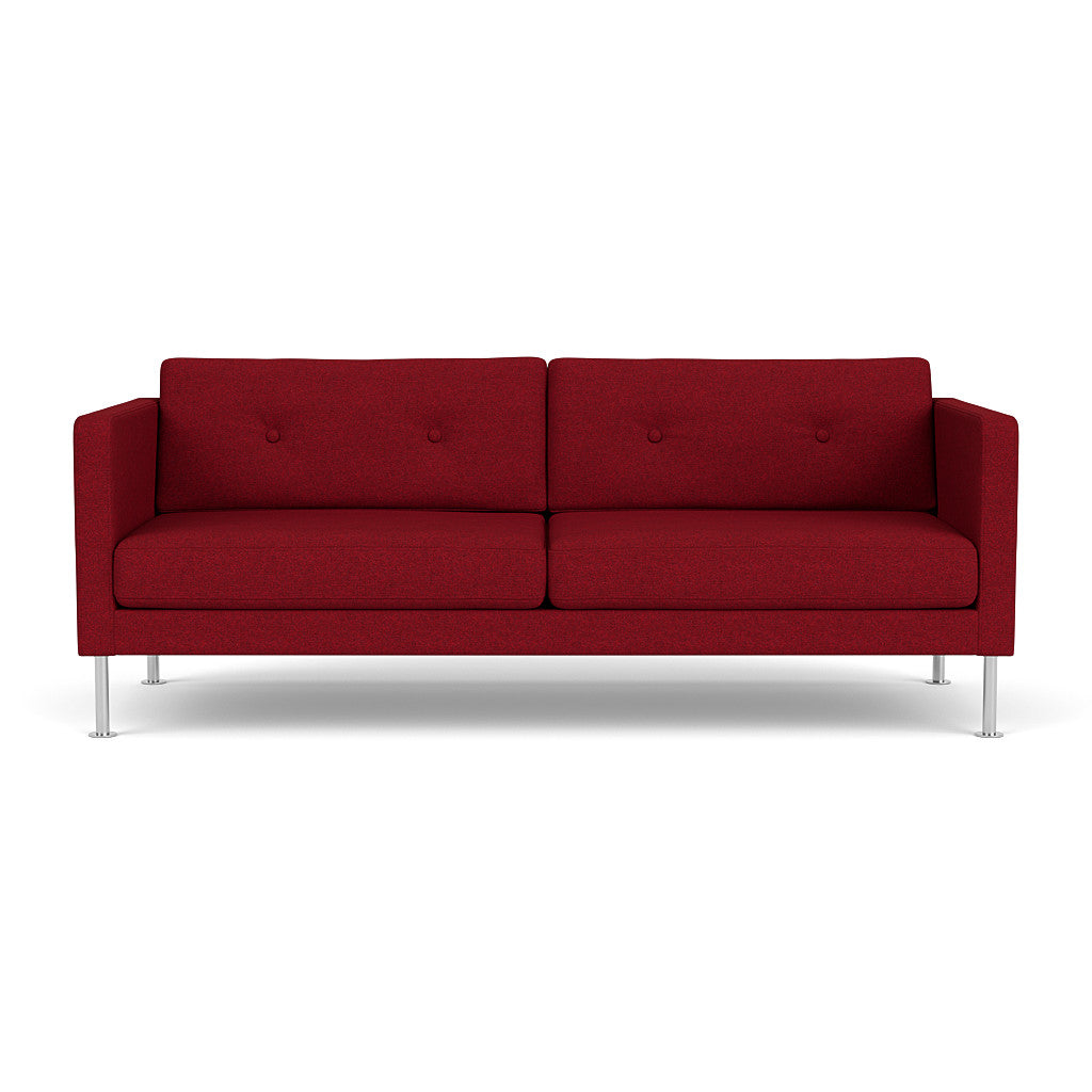 L42 Firhøj - 2,5 pers. sofa - Stål - Wine Red (14)