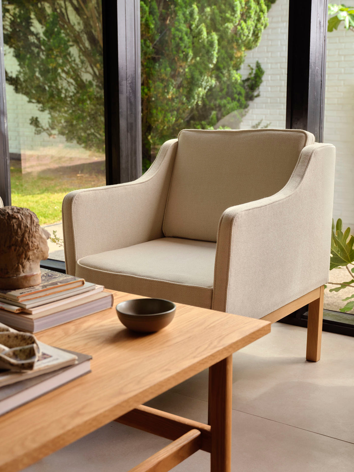 L46 - MK155 - Lænestol - Beige - Lifestyle 1