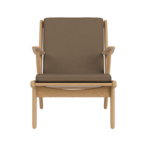 J53 - Armchair - Oak - Taupe