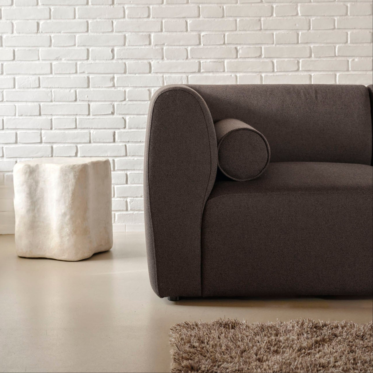 L47 Korinth Venstre hjørne modul, MTO Bowen, Black-Brown (7030.21) af Krøyer & Sætter-Lassen