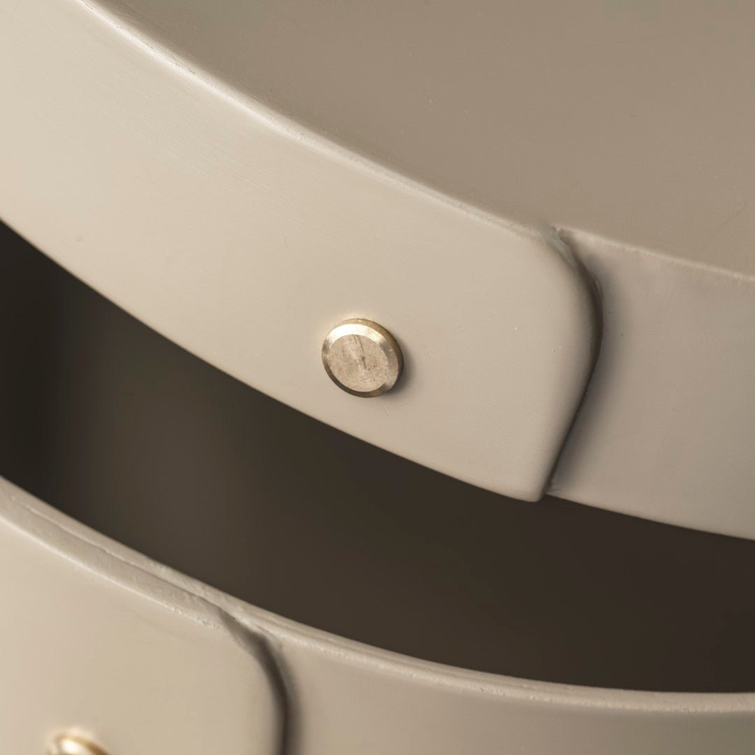 X3 Drejø Birk Grey Beige i Ø22 af Katrine Sander - Detalje
