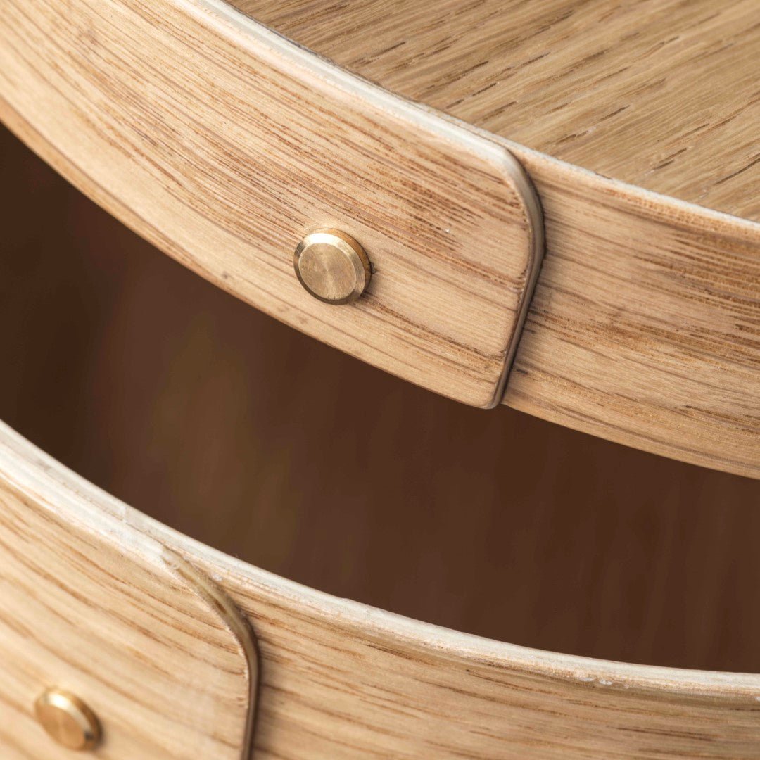 X3 Drejø Eg Natur Ø31 af Katrine Sander - Detalje